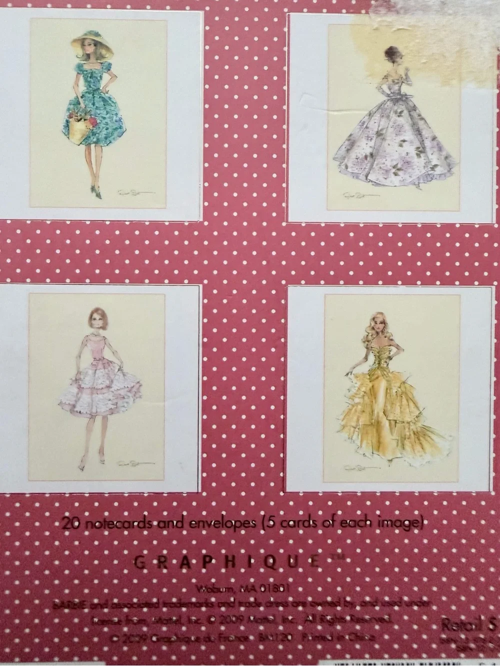 Barbie Notecard & Envelopes